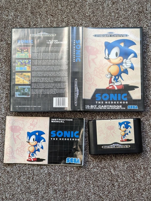 SONIC THE HEDGEHOG - Sega Mega Drive - Complete - PAL £14.99 - PicClick UK