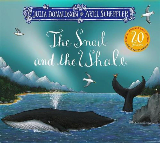 L'ESCARGOT ET LA baleine édition 20e anniversaire par Julia Donaldson