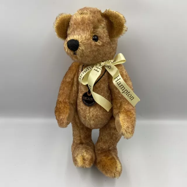 Deans Rag Book Co Hampton Teddy Bear Limited Edition Retired & Tagged Damage