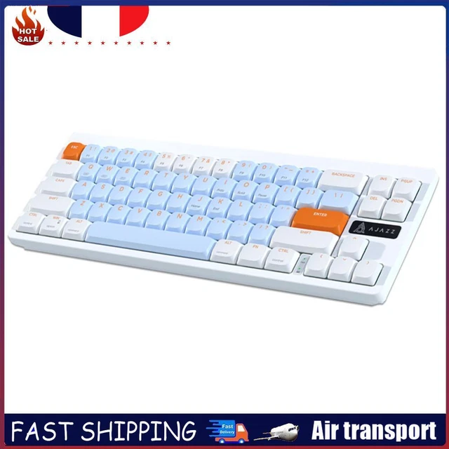 R# 2.4G BT Wireless Mechanical Keyboard 68-key Gaming Keyboard 2 Modes ...