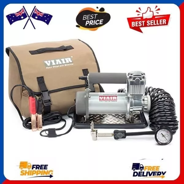 VIAIR 400P - 40043 Portable Compressor Kit. Tire Pump, Truck/Suv Tire Inflator,