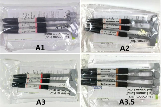 Ivoclar Vivadent Dental Light Cure Composite TE-Econom Plus Resin A1/A2/A3/A3.5