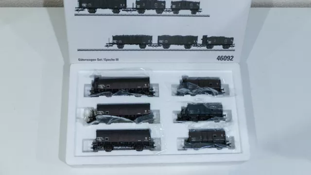 marklin 46092 coffret de 6 wagons tombereau charbon SNCF (ho 1/87) 2