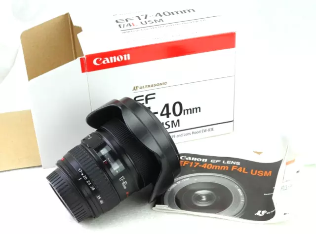 Canon EF 17-40 mm f/4 L USM, OVP (box)