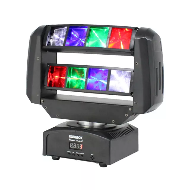 Equinox Hot Rod Moving Head 8 x 3W LED Beam Lighting Effect DJ Disco Party Stage