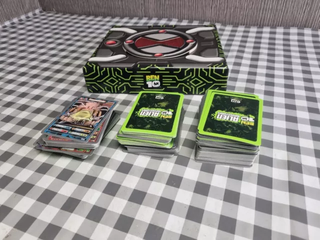 Ben 10 Ten Alien adventures cards With Box-NOT COMPLETE