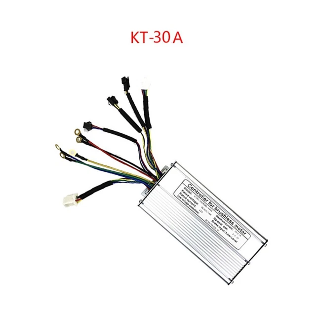 Kit Controller Brushless 45A Per E-Bike E Scooter – 36V/48V/52V Fino A 2000W, Display LCD Con 3 Modalità (Onda Quadra, Sinusoidale, Senza Hall)