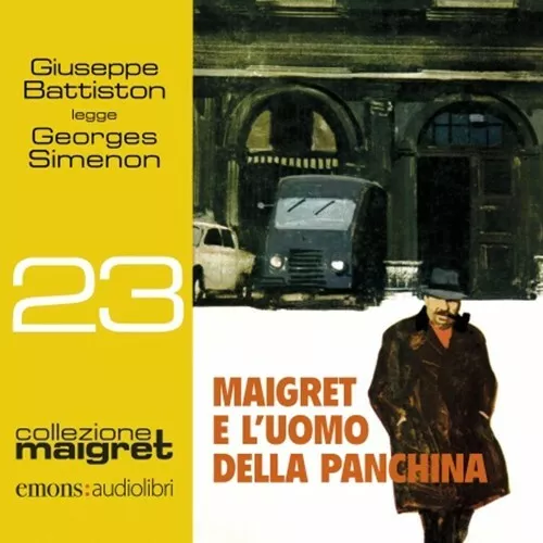 Audiolibro audiobook MP3 MAIGRET e l'uomo della panchina George Simenon usato