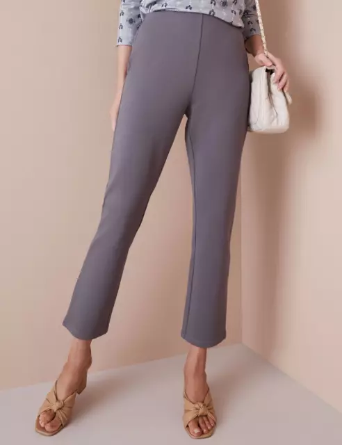 Noni B - Womens Pants - Grey Winter Ponte - Elastane Leggings - Fashion Trousers