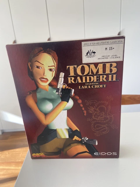 Jeu Tomb Raider II (Big Box) Pour PC - Version Boîte Grande Taille - État Très Bon Avec Manuel Et Disque