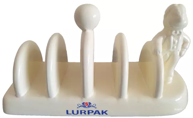 Ceramic LURPACK collectable toast rack featuring DOUGLAS