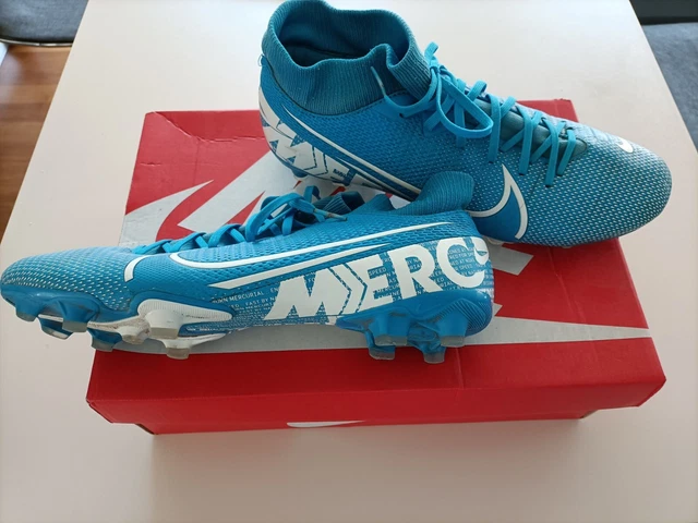 SCARPE DA CALCIO Nike Mercurial 11 tacchetti azzurre EUR 35 00
