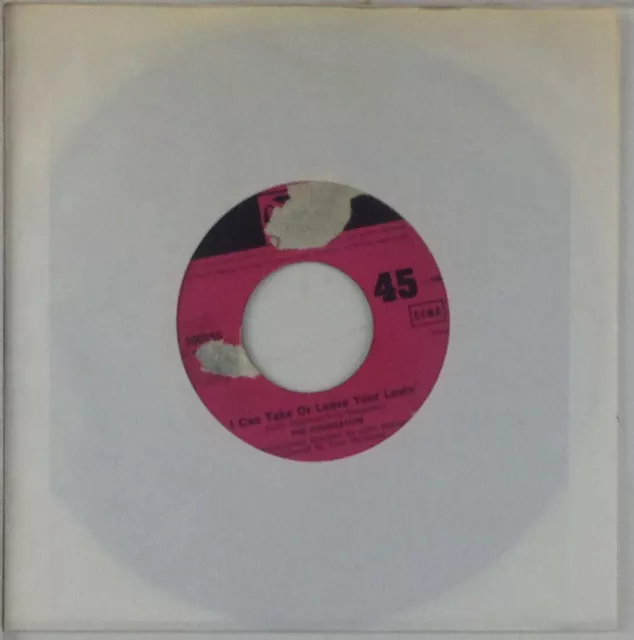 7 " Single - The Foundation - I Can Take Or Leave Your Lovin' - s382