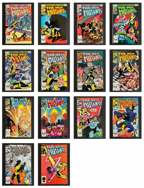 The New Mutants #2 - #17 LOT  (Marvel, 1982, 1983, 1984, VF/NM, KEY ISSUES)