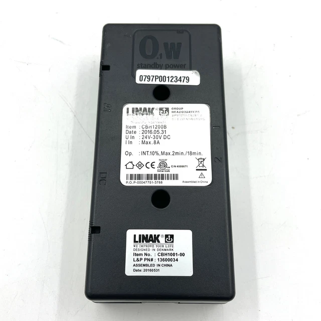 LINAK CBH1200B Control Box  Linear Actuator Controller Item Number CBH1001-00