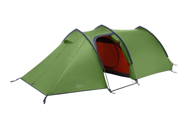 Vango Scafell 300 + Plus Tent 3 Man Trekking Backpacking Tunnel Tent