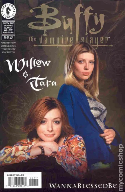 Buffy the Vampire Slayer Willow and Tara Special 1B VF 2001 Stock Image
