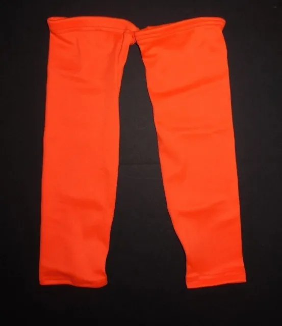 NEW Orange Footless Socks legwarmers matte spandex Dance Costume accessories