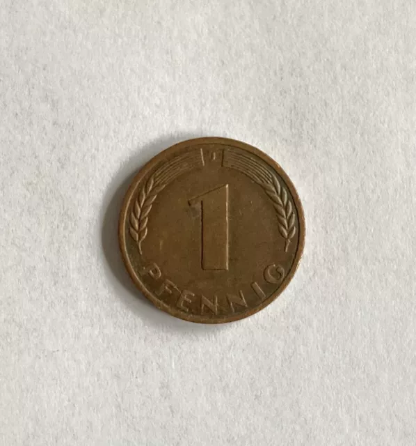 1 Pfennig 1950 J Selten