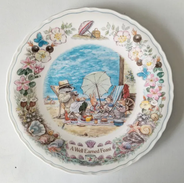 Plato de cuentos de zorro de Wedgwood una fiesta bien merecida historia del mar