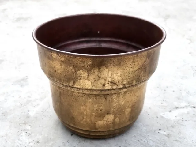 Macetero de latón holandés / Dutch brass flower pot