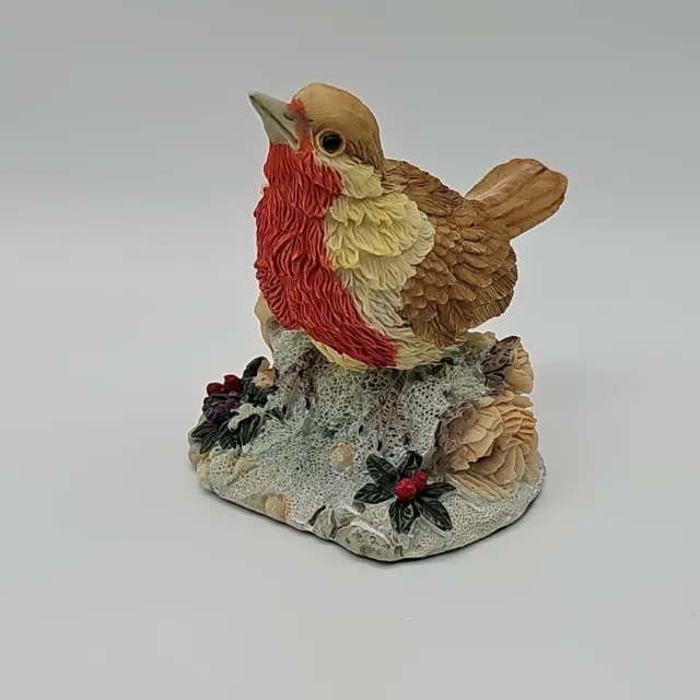 Winter Robin Regency Fine Arts Ornament Figurine Cute Rare