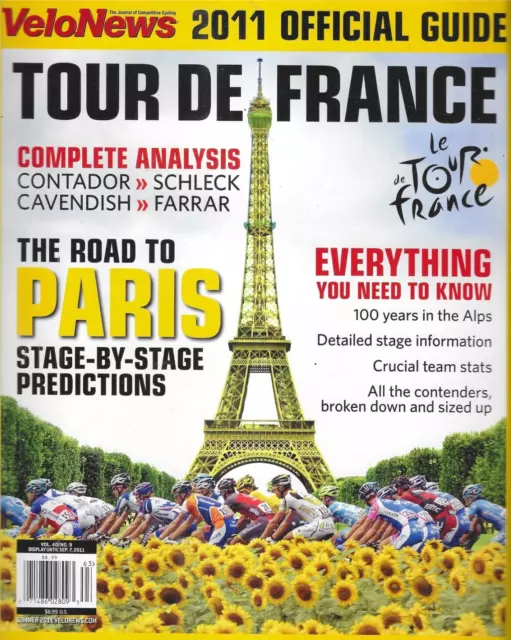 VELO MAGAZINE TOUR De France Official Guide Complete Analysis Team