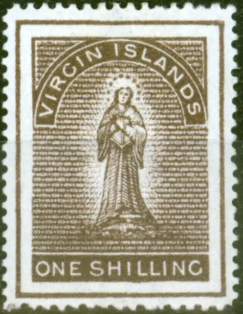 Virgin Inseln 1887 S Dp Brown SG41 V.F MTD Postfrisch
