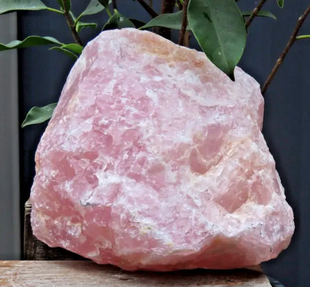 3.47 Kilograms Large Raw and Rough Natural Rose Quartz Crystal Pink From Brazil