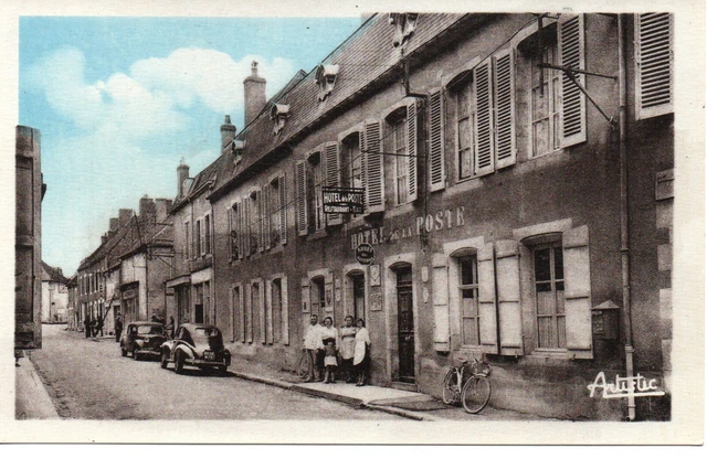CPA - SAINT-SAULGE - Hôtel de la Poste