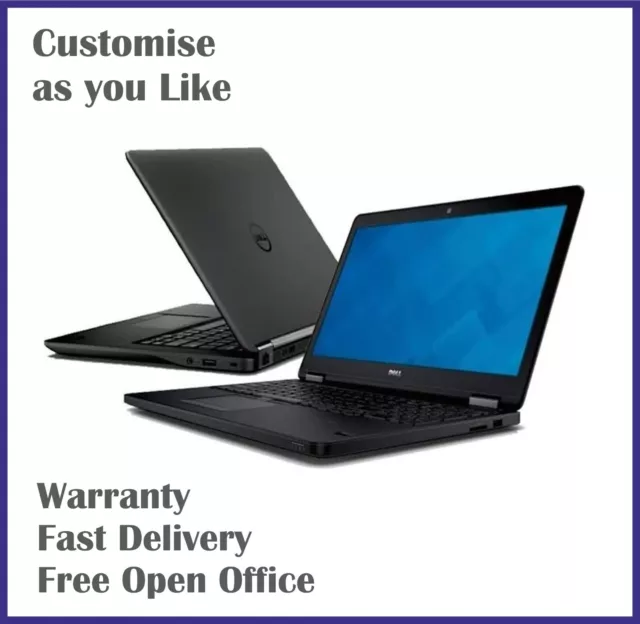 fast laptop DELL HP LENOVO CORE i3 i5 LAPTOP 8GB RAM SSD HDD Wi-Fi WINDOWS 10