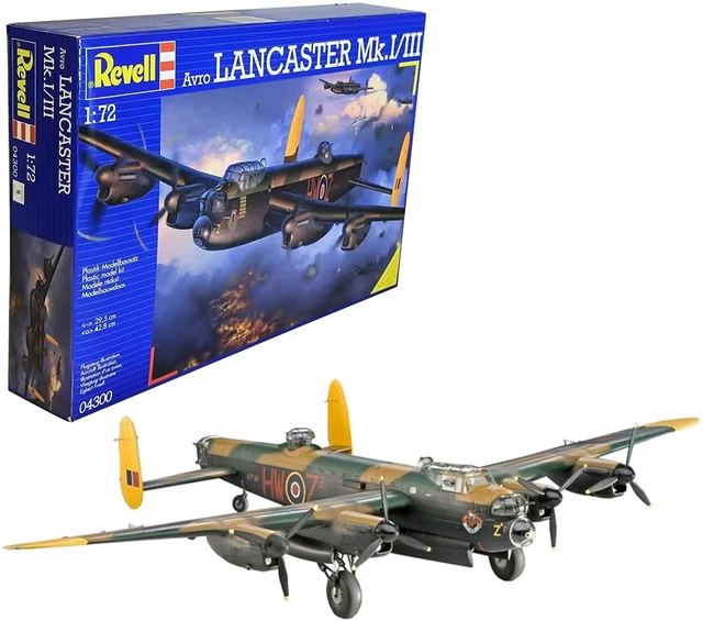 REVELL AVRO LANCASTER Mk.I/III plane Model aircraft WW2 history Britain