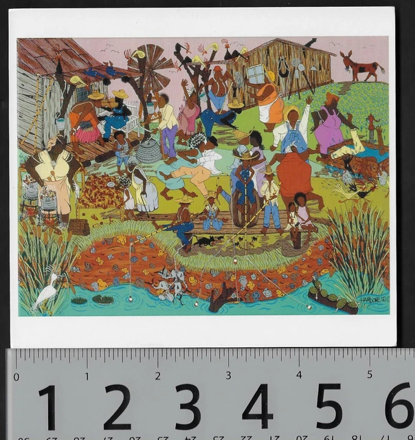 Folk Art By Hambone:Crawfish Boil #175b