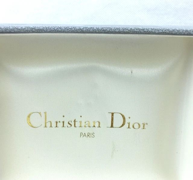 Golden Christian Dior Paris Watch Vintage Wristwatch Luxur Round Black Dial 10