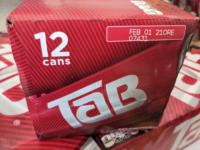 TAB Soda 12 pack (02/01/2021) Discontinued Collectible. Unopened Cans.