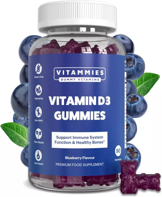 VITAMIN D3 GUMMIES 2000 IU | High Strength Vitamin D Chewable Gummies ...