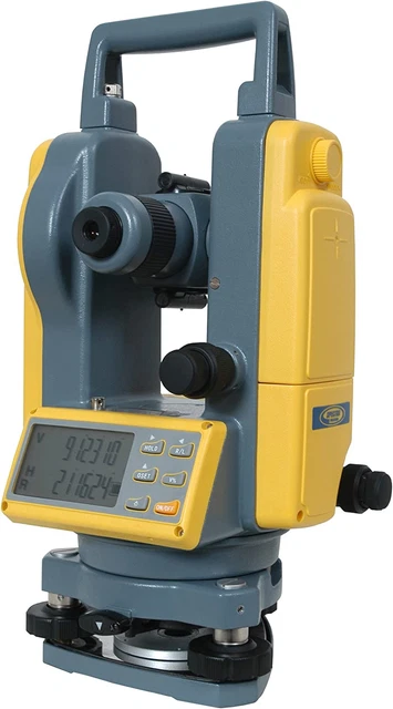 Precision DET-2 Digital Electronic Theodolite, Construction Surveying Equipment