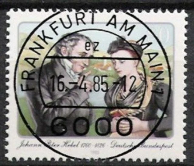 BUND Nr.1246 Johann Peter Hebel 1985 Vollstempel ffm
