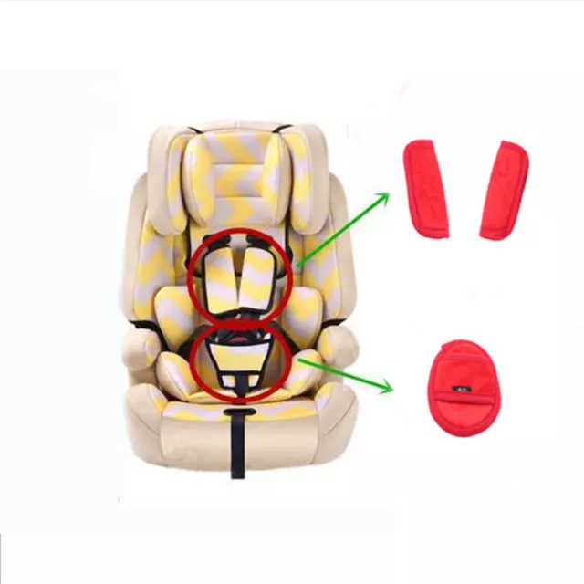 Kid Car Pram Seat Belt Strap Shoulder Cover Baby Stroller Harness Pad Cushion LA