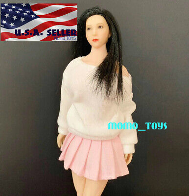 TBLeague 1/12 Sexy Female Sweater Skirt Set For 6" Figure PHMB2018 T01 Doll❶USA❶