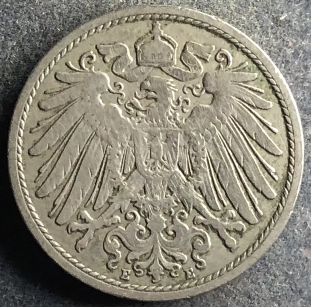 10 Pfennig 1902 E Deutsches Reich Wilhelm II KM#12 K221123/0E