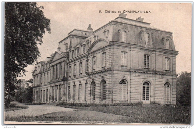 95 CHAMPLATREUX - vue du chAteau ---