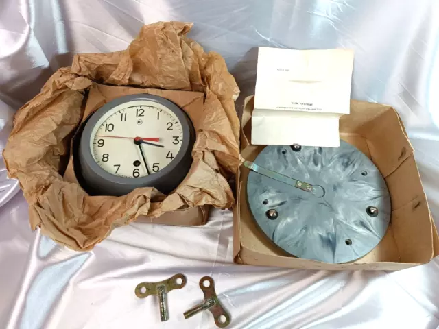 🔔RARE! Absolutely NEW! Antique Marine Clock Mechanics USSR SUBMARINE NAVY SHIP