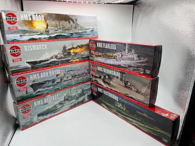 Airfix 1/600 Scale Warship Kits