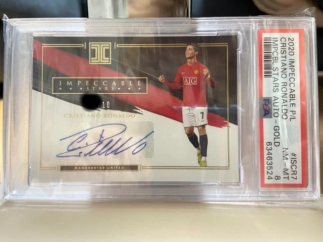 impeccable soccer クリスティアーノロナウド 10シリ PSA8 2021-22 Panini Impeccable Premier League Canvas Creations