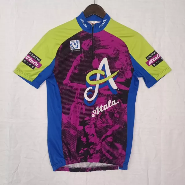 Atala De Marchi M Cycling Jersey Crazy Pattern Maglia Ciclista Ciclismo Rara Vtg