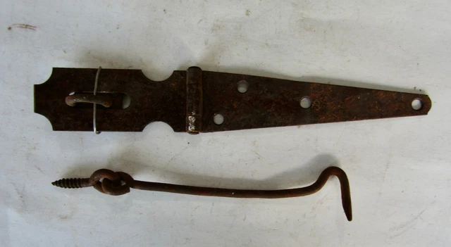 Vintage Barn Shed Door Hasp and Hook Rustic Primitive Barn Fresh