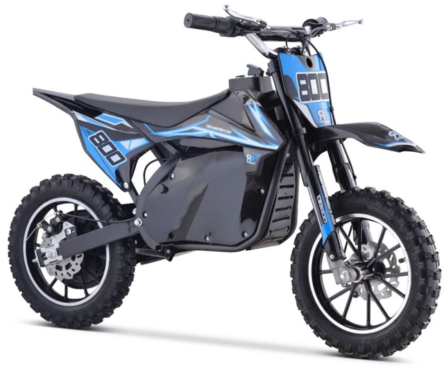 KIDS ELECTRIC DIRT Bike FALCON DB800 800W 36V Blue 499.99