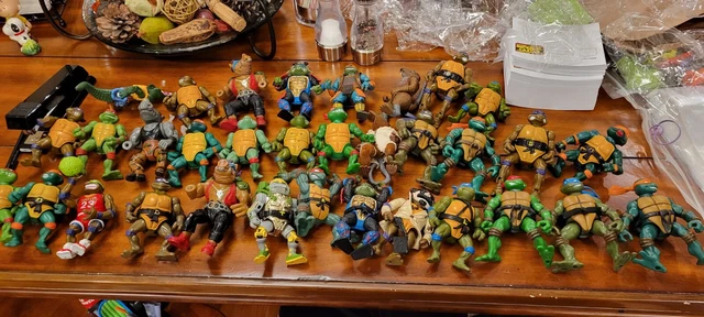 Vintage / Modern TMNT Teenage Mutant Ninja Turtles Action Figures Lot 33  Figs