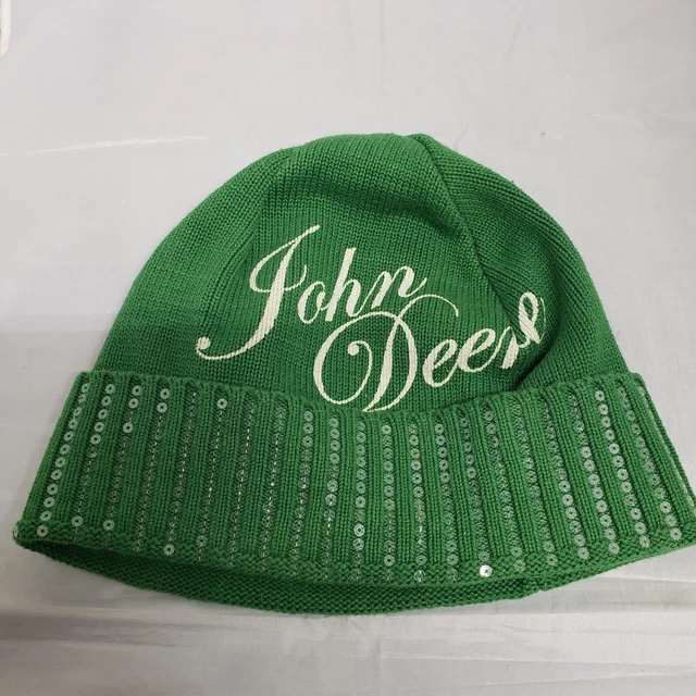 JOHN DEERE Women's Beanie Cap Glitter